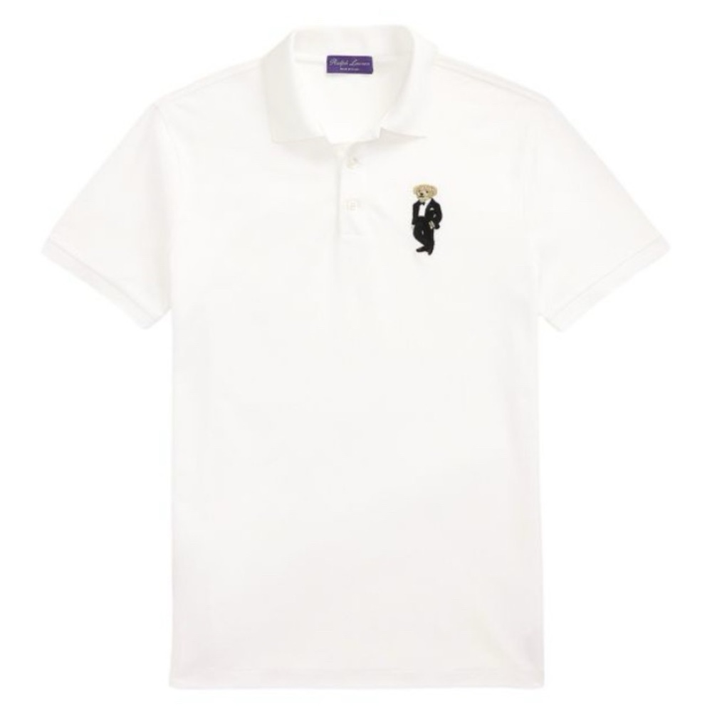 Ralph Lauren Purple Label Polo Bear Polo-shirt, white